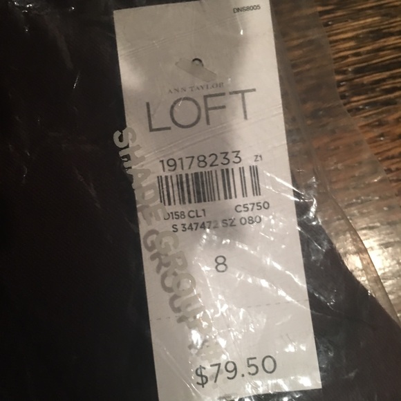 Loft Marisa trousers dark merlot color - Picture 1 of 3